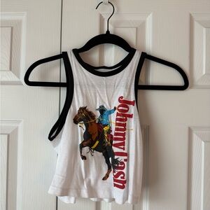 Cropped Fitted Tank Top